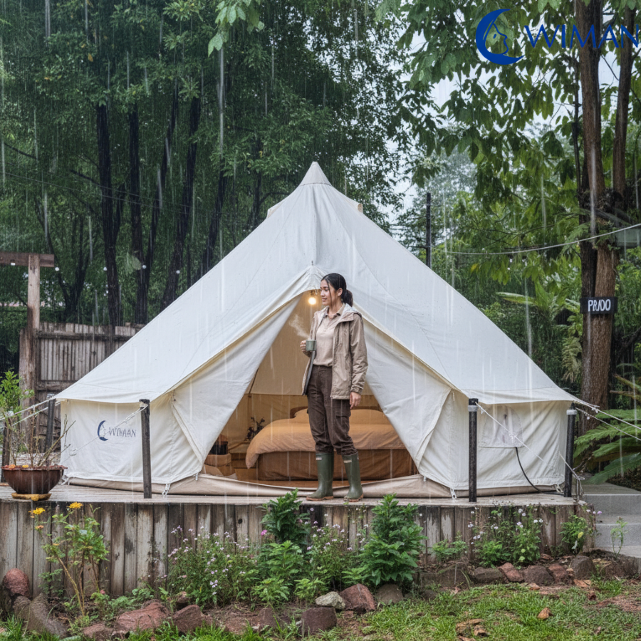 Size of Box for Canvas outdoor tents