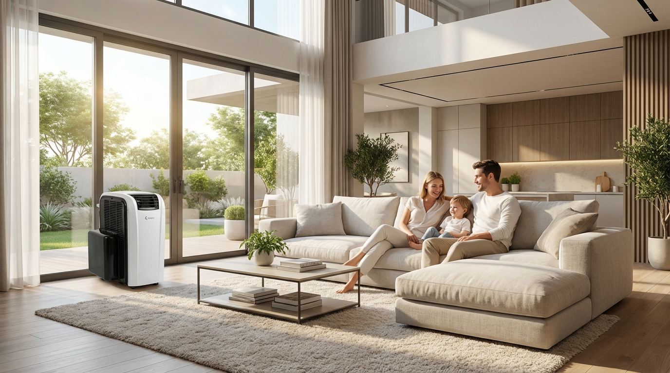 WIMAN Air 18000 BTU: แอร์เคลื่อนที่สำหรับห้องใหญ่ เย็นทันใจ มาตรฐาน มอก.