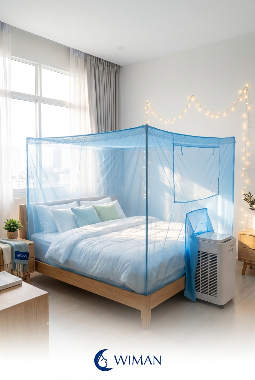 นอนในมุ้งแอร์ ไม่อับชื้น? วิมานแอร์ (WIMAN Air) แอร์เคลื่อนที่ มอก. ไขข้อสงสัย