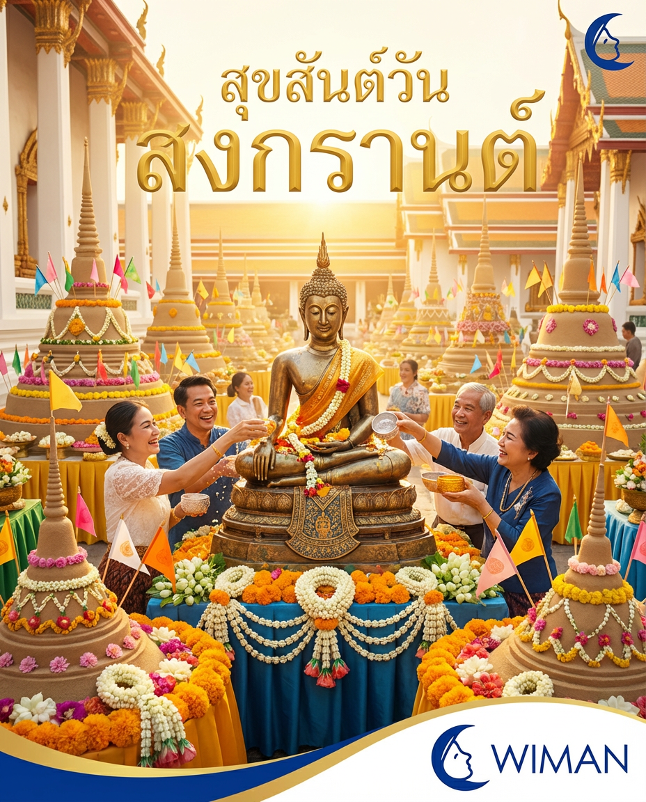 วันสงกรานต์ 2567: สืบสานประเพณีไทยให้ชุ่มเย็นด้วยวิมานแอร์ (Wiman Air)