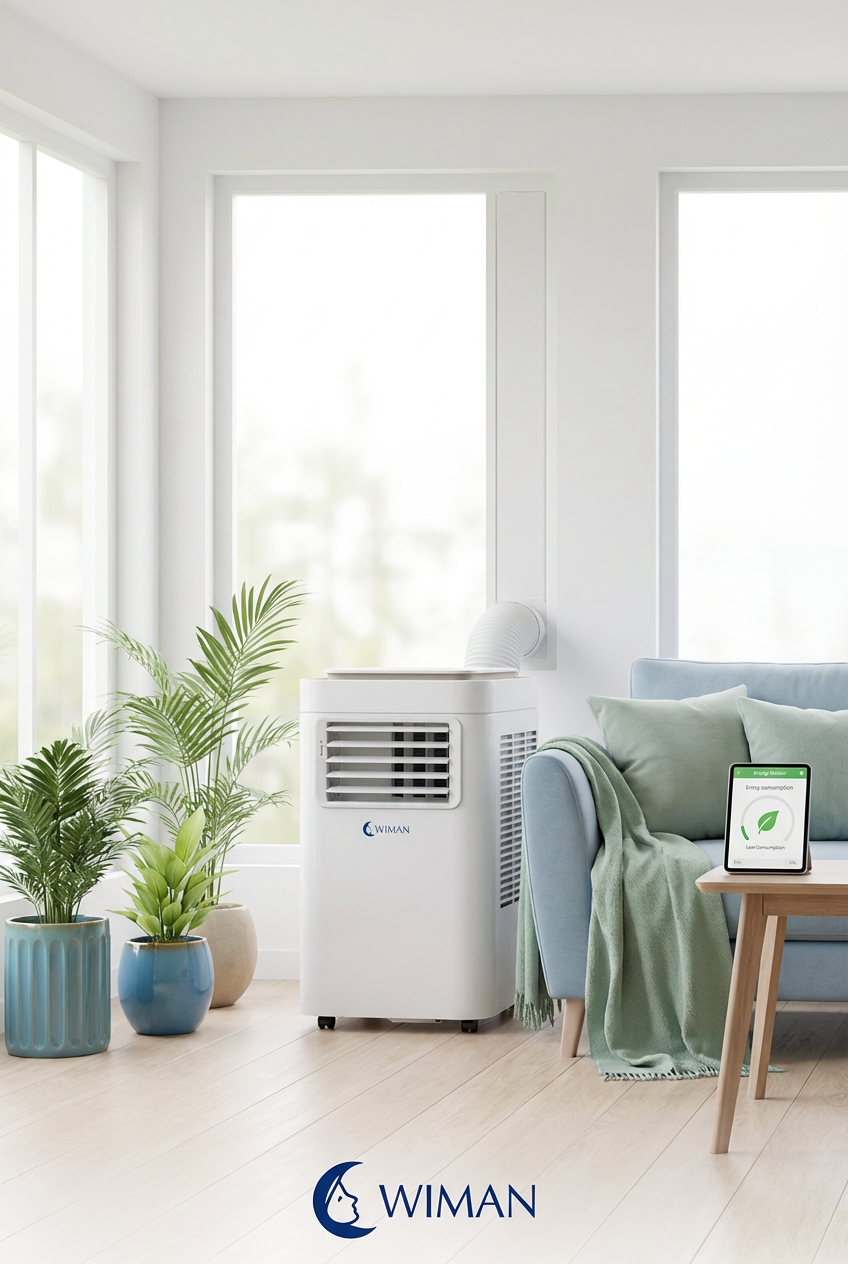 วิมานแอร์: แอร์เคลื่อนที่ 9000 BTU ประหยัดไฟ มอก. เปิดทั้งวันก็ไม่กลัวค่าไฟพุ่ง!