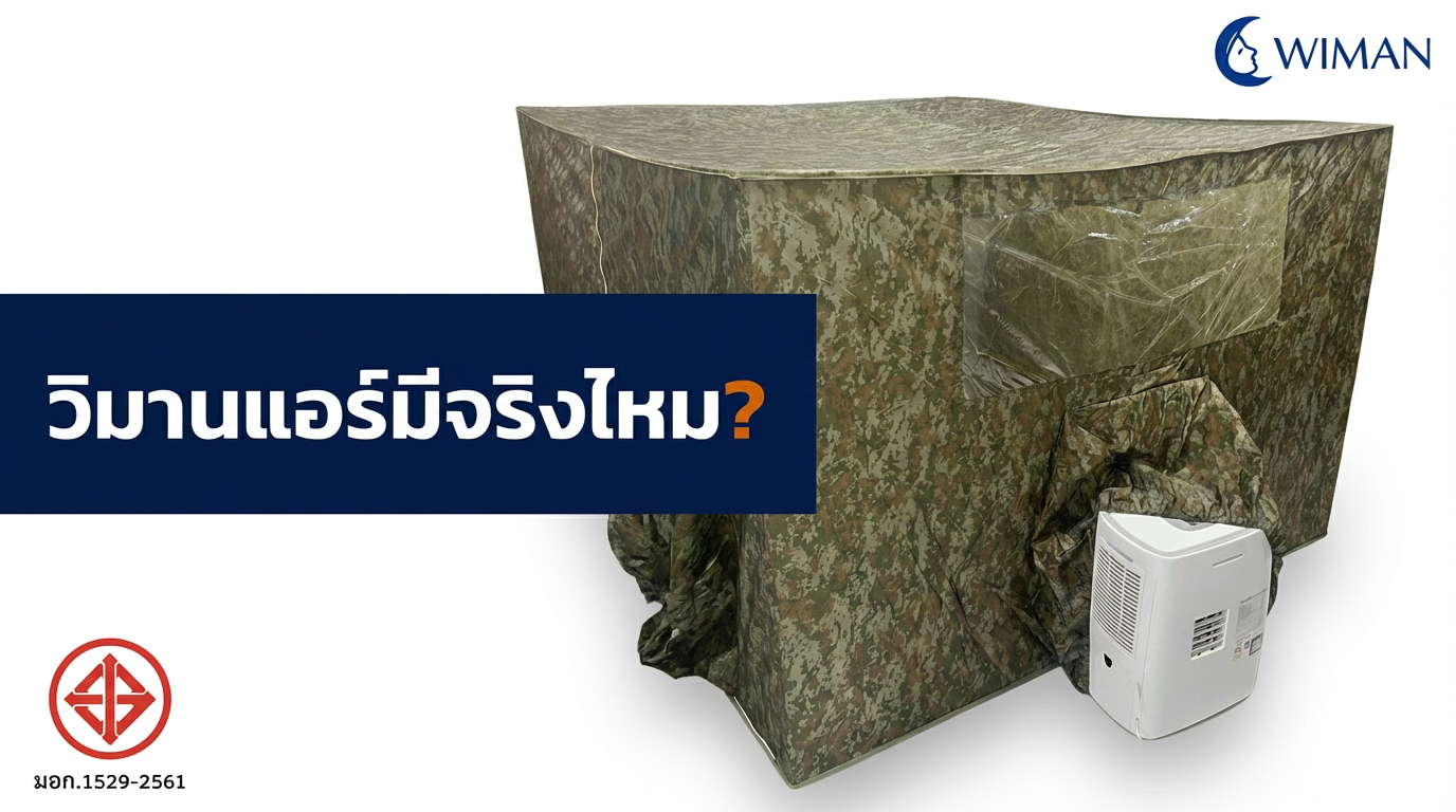 วิมานแอร์มีจริงไหม? แอร์เคลื่อนที่ Wiman Air ของแท้ มอก. ตอบทุกข้อสงสัย