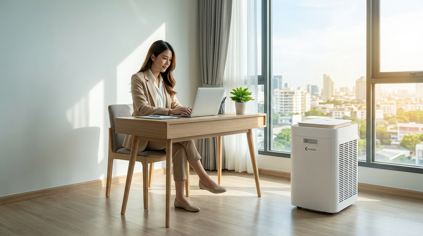 แอร์เคลื่อนที่ WIMAN Air: เปลี่ยน WFH ให้เย็นฉ่ำ สบายกาย มาตรฐาน มอก.